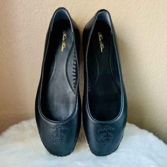 Brooks Brothers leather espadrille flats 9 - Picture 2 of 12